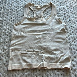 Lululemon Run Swiftly Tech Racerback Tank Top 2.0 *Race Length* 🤍tan🤍➡️swipe➡️